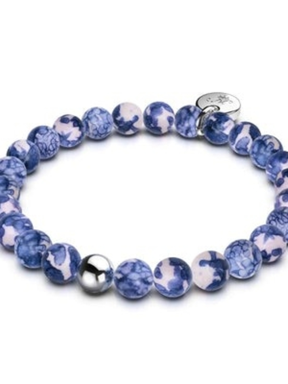 🆕️ NOGU Picasso Porcelain Bracelet Cobalt and Cream